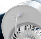 Mini-Climatiseur Humidificateur à Ultrasons Koolizer InnovaGoods avec LED – Portable, Silencieux, 3 Vitesses - Fondaxia