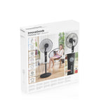 Ventilateur sur pied InnovaGoods Breezinn – Noir – 45 W – Silencieux & oscillant - Fondaxia