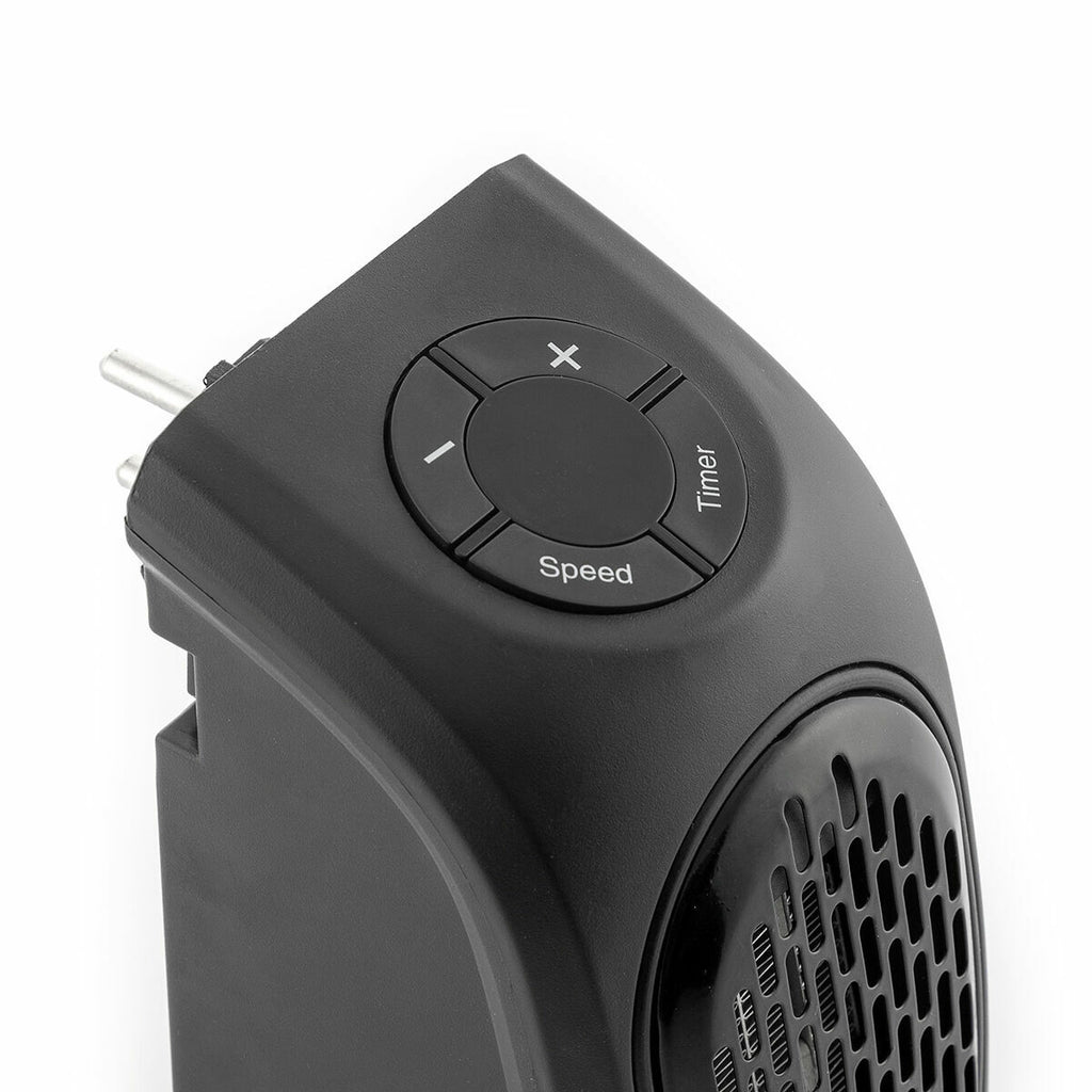Mini-Chauffage Portable pour Prise Heatpod InnovaGoods 400 W – Chauffage Céramique Compact Basse Consommation avec Thermostat et Minuterie - Fondaxia