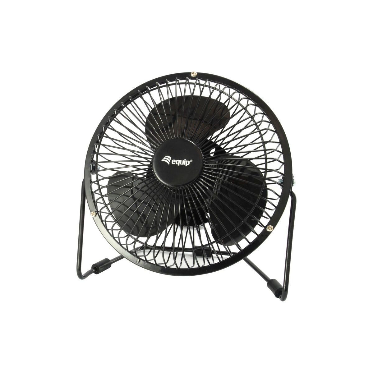 Ventilateur de Bureau Equip Noir 6’’ – Ventilateur USB Compact pour Ordinateur et Bureau - Fondaxia
