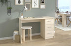 Bureau Essentielle - Panneaux de particules - Beige clair - L 121 x P 55 x H 74 cm - PARISOT - Fondaxia