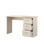 Bureau Essentielle - Panneaux de particules - Beige clair - L 121 x P 55 x H 74 cm - PARISOT - Fondaxia