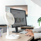 Ventilateur rechargeable pliable 3-en-1 Fandle InnovaGoods Ø7,7" – 7200 mAh – Portable & silencieux - Fondaxia