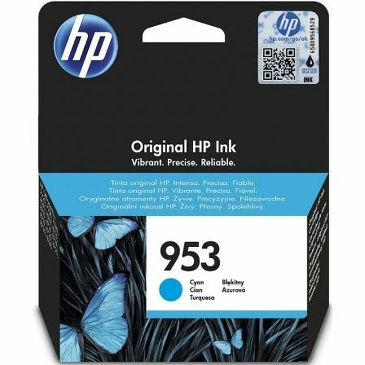 Cartouche d'encre originale HP 953 - F6U12AE Cyan