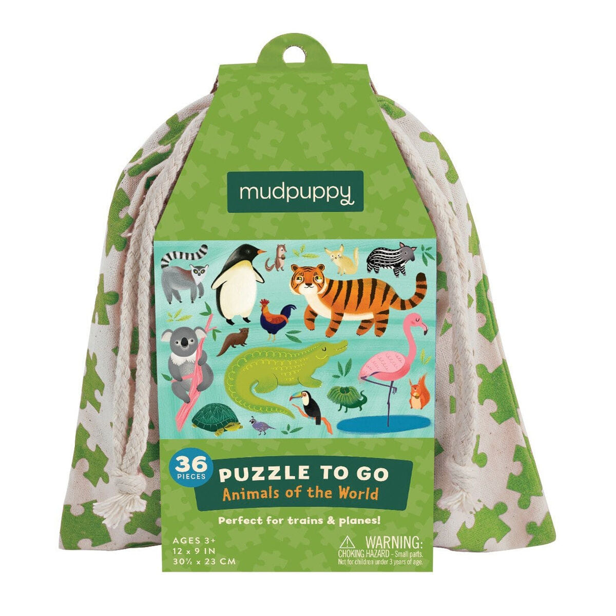 Puzzle Animaux To Go - Jeu Educatif Et Ludique Pour Enfants - Anglais