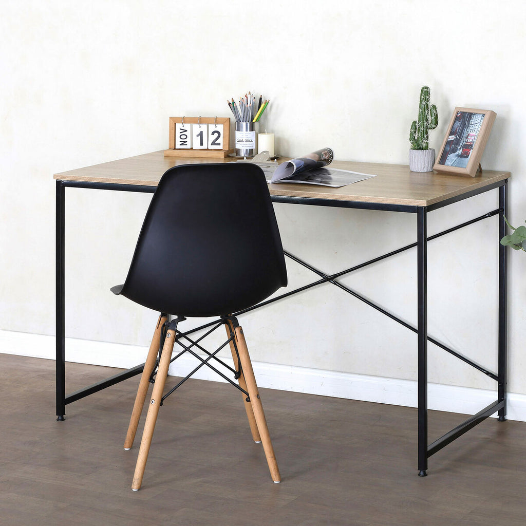 Bureau Max Home Acier & Mélamine 120 x 71 x 60 cm – Stable et Facile à Monter - Fondaxia