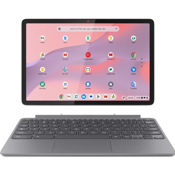 LENOVO Chromebook Duet 11M889 - PC Tablette 2 en 1 | Chrome OS - 10,95 WUXGA - MTK Kompanio 838 - RAM 8 Go - SSD 128 Go - AZERTY - Fondaxia