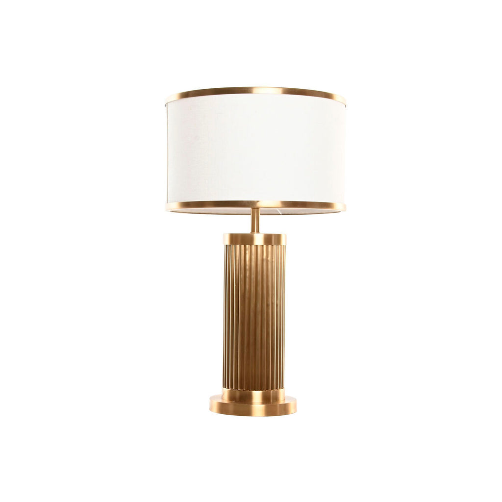 Lampe de bureau Home ESPRIT Blanc Doré 50 W 220 V