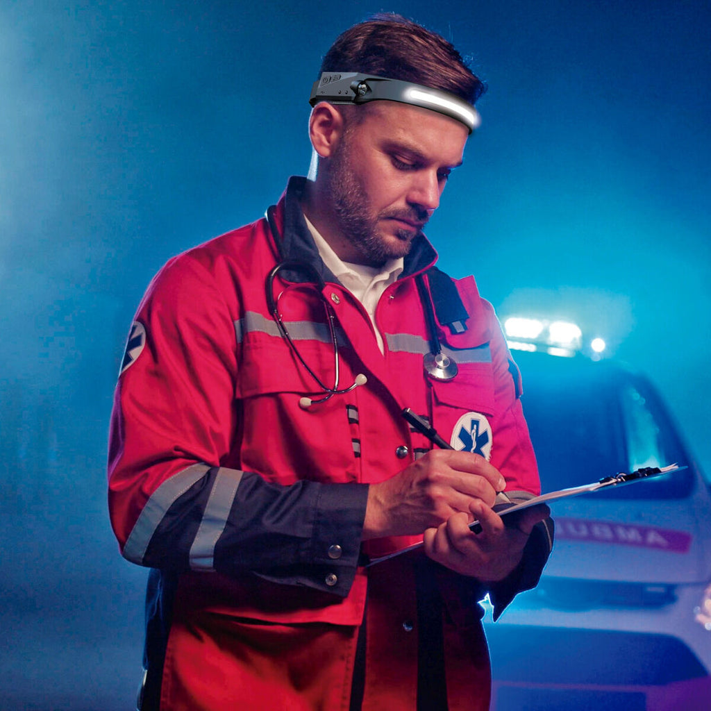 Lampe Frontale LED Rechargeable et Réglable Velamp 5 W 350 lm