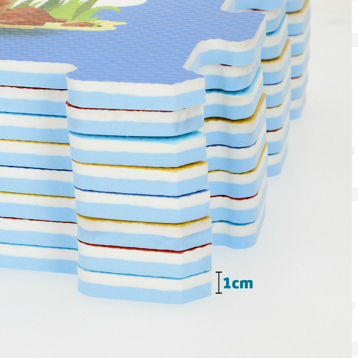 Puzzle Colorbaby 120 x 60 cm Multicouleur animaux 8 Pièces