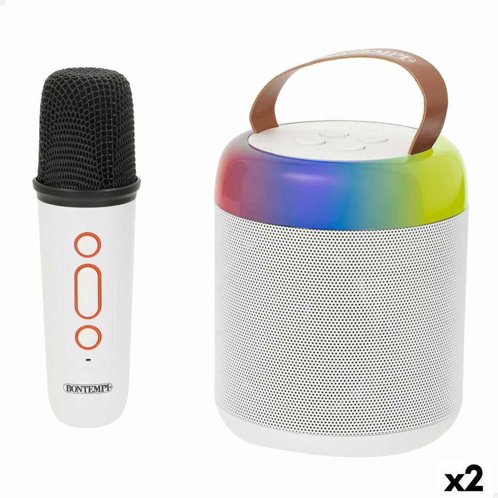 Enceinte avec Microphone Karaoké Bontempi (2 unités)