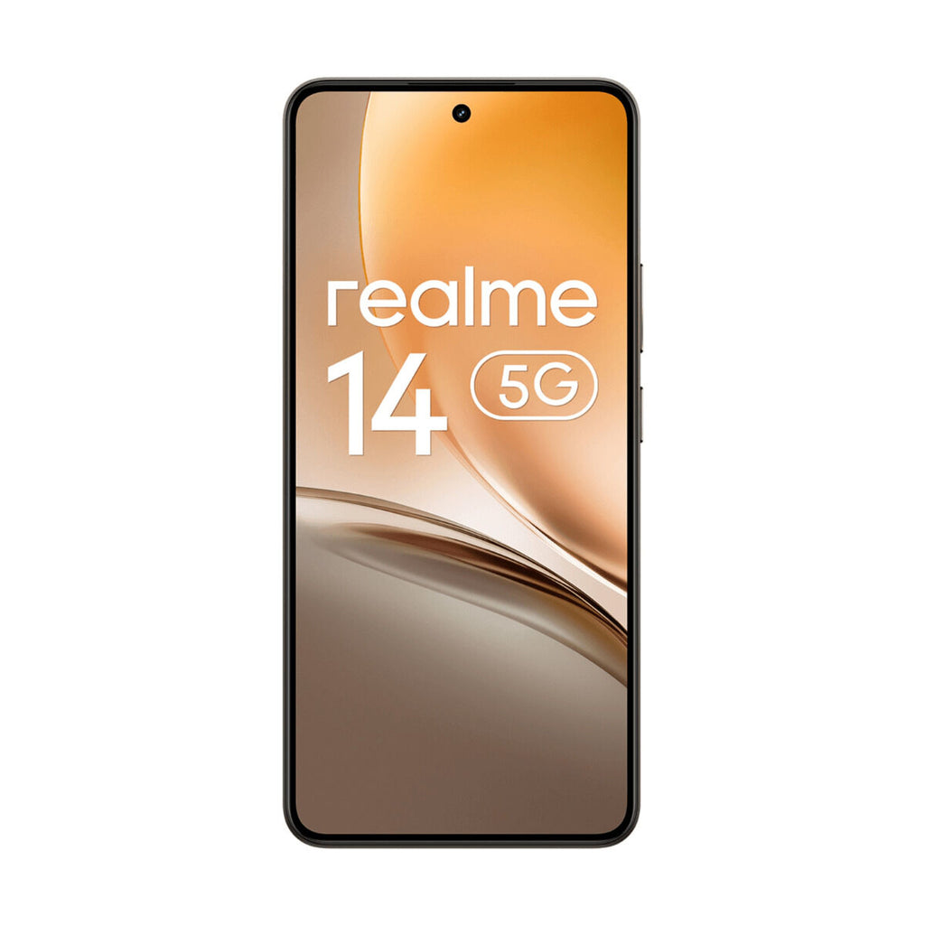 Smartphone Realme 14 5G 8-256 TIT V2 Octa Core 8 Go RAM 256 Go Marron Prise EU