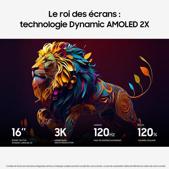 PC Portable - SAMSUNG - Galaxy Book4 Ultra - 16'' - i7 155H - 32Go - 1To SSD - RTX 4050 - AZERTY - Gris - Fondaxia