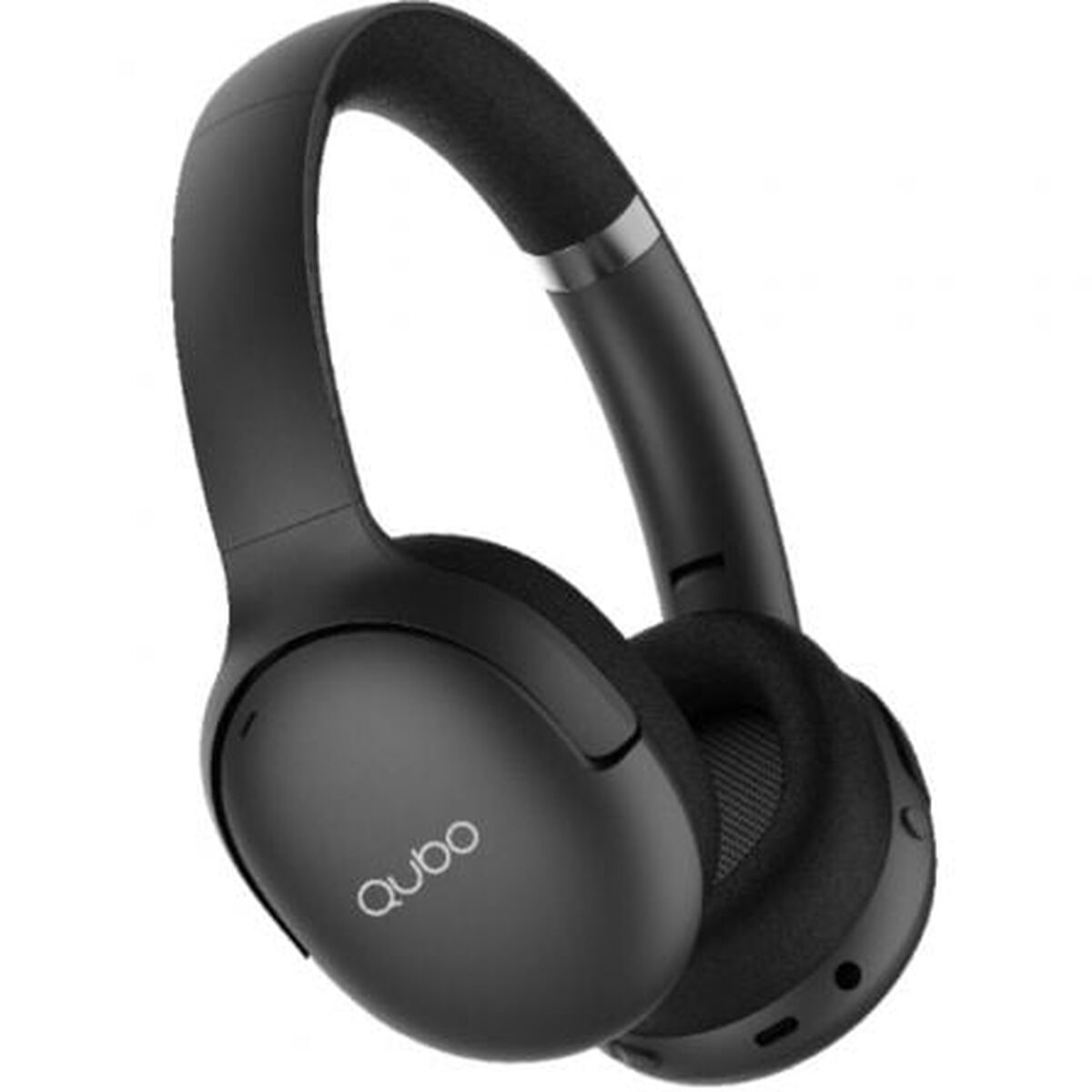 Casque Qubo HD-400 BK Noir Avec Microphone - Bluetooth