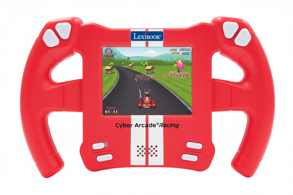 Console de Jeux Enfant LEXIBOOK Volant – 30 Jeux Inclus – Écran LCD 5 cm – Détection de Mouvement - Fondaxia