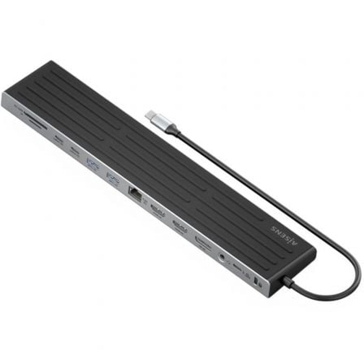 Hub USB Aisens ASUC-13P042-GR Gris 100 W