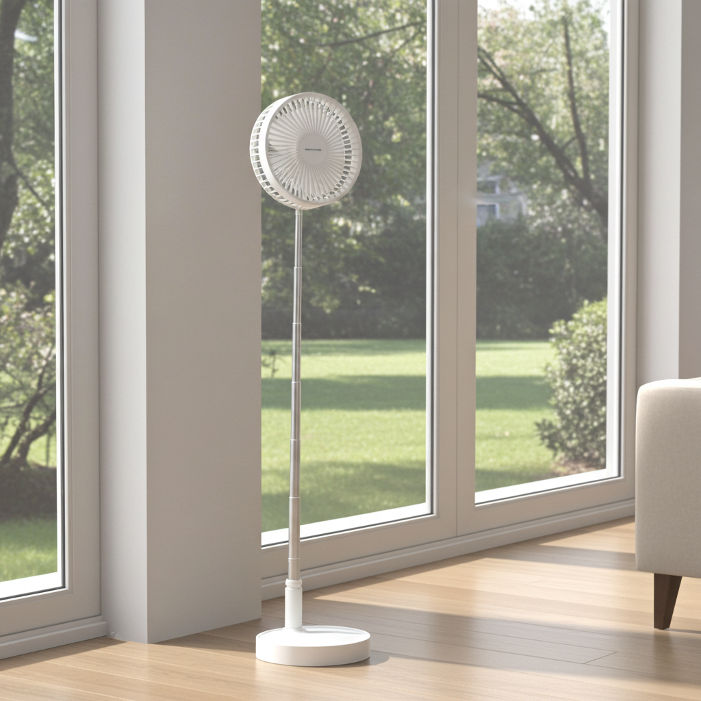 Ventilateur rechargeable pliable 3-en-1 Fandle InnovaGoods Ø7,7" – 7200 mAh – Portable & silencieux - Fondaxia