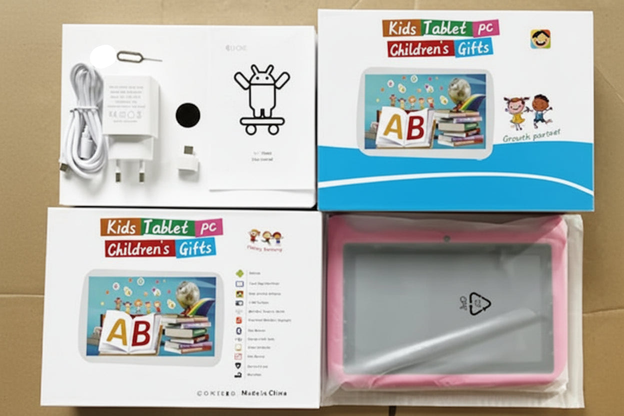 Tablette Enfant BDF 7” – Android 13 – 4 Go RAM – 64 Go – Double Caméra – Wi-Fi – Ultra Fine