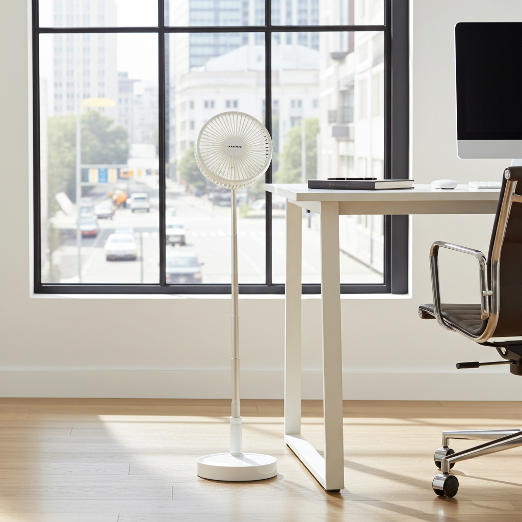 Ventilateur rechargeable pliable 3-en-1 Fandle InnovaGoods Ø7,7" – 7200 mAh – Portable & silencieux - Fondaxia